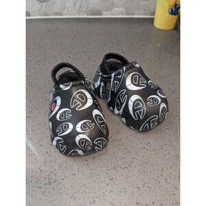 Champion Super Meloso Doodle Slide Toddler Shoes Black Logo Size 5